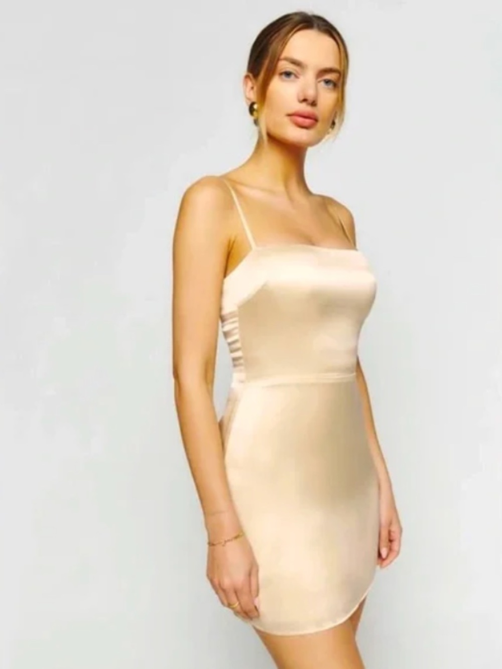 NWT Reformation Kosta Silk Dress
